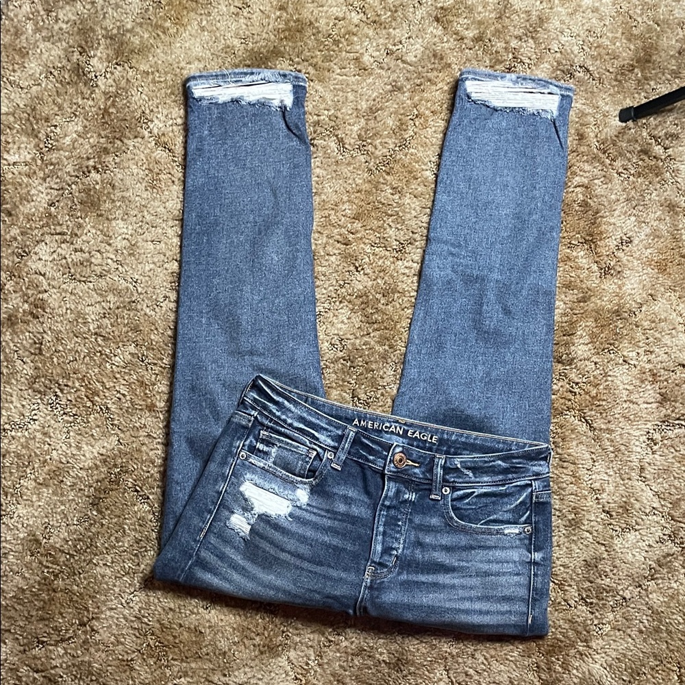 American Eagle Stretch Tomgirl Jean Size 4 Regular